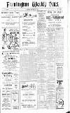Framlingham Weekly News Saturday 09 September 1922 Page 1