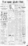 Framlingham Weekly News Saturday 16 September 1922 Page 1