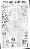 Framlingham Weekly News Saturday 16 February 1924 Page 1