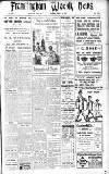 Framlingham Weekly News Saturday 13 August 1927 Page 1
