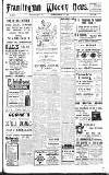 Framlingham Weekly News Saturday 16 February 1929 Page 1