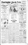 Framlingham Weekly News Saturday 16 August 1930 Page 1