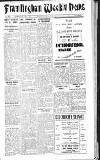 Framlingham Weekly News Saturday 12 February 1938 Page 1