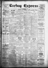 Torbay Express and South Devon Echo Monday 14 November 1921 Page 1