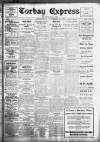 Torbay Express and South Devon Echo Wednesday 23 November 1921 Page 1