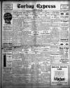 Torbay Express and South Devon Echo Friday 01 December 1922 Page 1