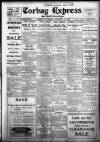 Torbay Express and South Devon Echo Tuesday 13 January 1925 Page 1