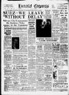Torbay Express and South Devon Echo Monday 03 December 1956 Page 1