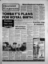 Torbay Express and South Devon Echo Tuesday 11 May 1982 Page 1