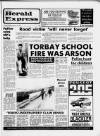 Torbay Express and South Devon Echo Monday 16 January 1984 Page 1