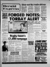 Torbay Express and South Devon Echo Wednesday 25 April 1984 Page 1