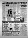 Torbay Express and South Devon Echo Tuesday 08 January 1985 Page 6