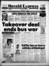 Torbay Express and South Devon Echo Wednesday 24 August 1988 Page 1
