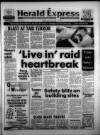 Torbay Express and South Devon Echo Friday 13 January 1989 Page 1