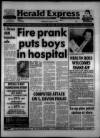 Torbay Express and South Devon Echo Wednesday 01 February 1989 Page 1