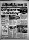 Torbay Express and South Devon Echo Wednesday 08 February 1989 Page 1