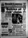 Torbay Express and South Devon Echo Thursday 23 February 1989 Page 1