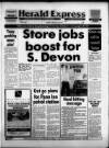 Torbay Express and South Devon Echo Monday 27 February 1989 Page 1