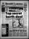 Torbay Express and South Devon Echo Tuesday 07 March 1989 Page 1