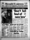 Torbay Express and South Devon Echo Tuesday 25 April 1989 Page 1