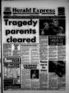 Torbay Express and South Devon Echo Thursday 29 June 1989 Page 1