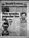 Torbay Express and South Devon Echo Monday 31 July 1989 Page 1