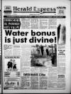 Torbay Express and South Devon Echo Thursday 03 August 1989 Page 1