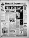 Torbay Express and South Devon Echo Friday 29 September 1989 Page 1