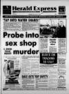 Torbay Express and South Devon Echo Thursday 23 November 1989 Page 1