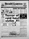 Torbay Express and South Devon Echo Monday 04 December 1989 Page 1