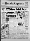 Torbay Express and South Devon Echo Saturday 24 February 1990 Page 1