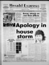 Torbay Express and South Devon Echo Monday 26 February 1990 Page 1