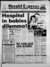 Torbay Express and South Devon Echo Wednesday 04 April 1990 Page 1