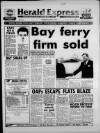 Torbay Express and South Devon Echo Wednesday 11 April 1990 Page 1