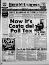 Torbay Express and South Devon Echo Tuesday 17 April 1990 Page 1
