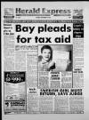 Torbay Express and South Devon Echo Tuesday 13 November 1990 Page 1