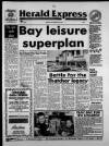 Torbay Express and South Devon Echo Friday 23 November 1990 Page 1