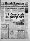 Torbay Express and South Devon Echo Wednesday 02 January 1991 Page 1