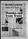 Torbay Express and South Devon Echo Saturday 02 February 1991 Page 1