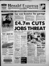 Torbay Express and South Devon Echo Thursday 02 January 1992 Page 1