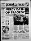 Torbay Express and South Devon Echo Thursday 23 January 1992 Page 1
