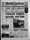Torbay Express and South Devon Echo Saturday 22 February 1992 Page 1