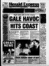 Torbay Express and South Devon Echo Monday 31 August 1992 Page 1