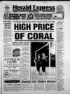 Torbay Express and South Devon Echo Friday 18 September 1992 Page 1