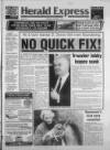 Torbay Express and South Devon Echo Thursday 08 October 1992 Page 1