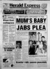 Torbay Express and South Devon Echo Monday 12 October 1992 Page 1