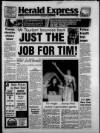 Torbay Express and South Devon Echo Saturday 02 January 1993 Page 1