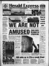 Torbay Express and South Devon Echo Tuesday 02 November 1993 Page 1