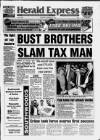 Torbay Express and South Devon Echo Saturday 15 January 1994 Page 1