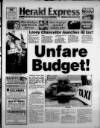 Torbay Express and South Devon Echo Thursday 03 July 1997 Page 1